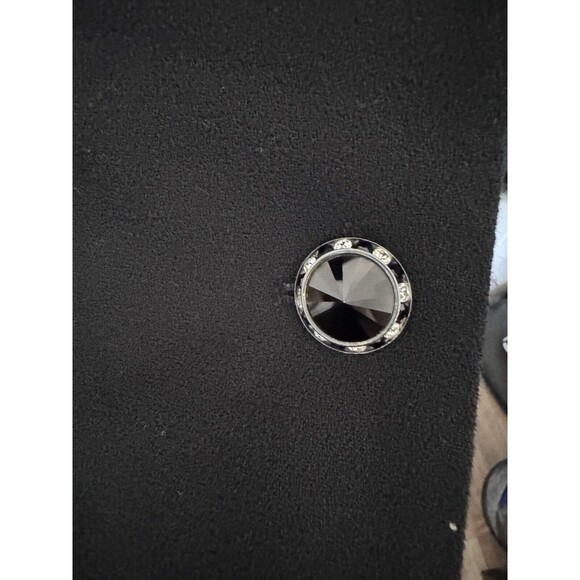 Vintage Lynn Greene for Richard Neal Jacket Women Size 12 Wool Dyed Blue Fox Fur - Picture 7 of 9